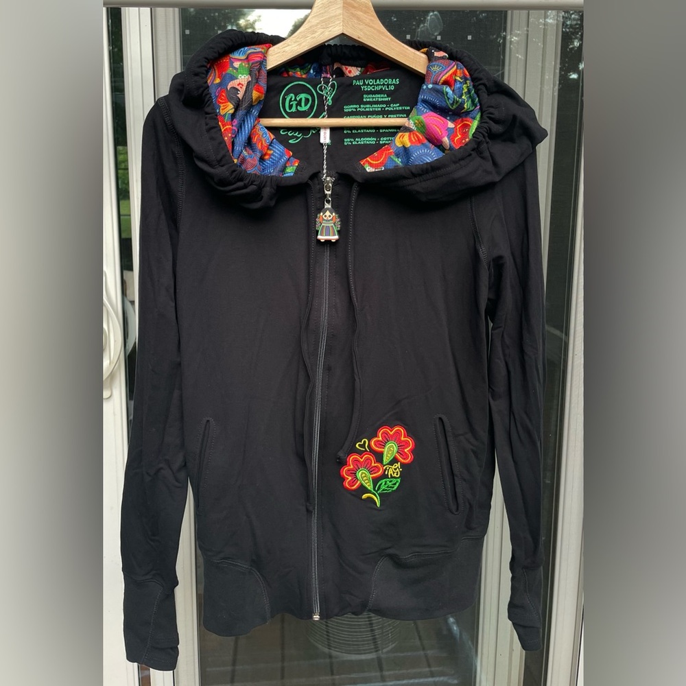 ¡Ay güey! Petra Hoodie “sudadera” zip up sweatshirt jacket - Picture 3 of 16